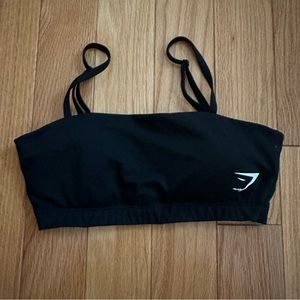 BANDEAU SPORTS BRA - Black